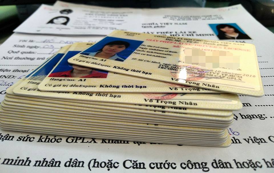 Quy trình cấp lại bằng lái xe A1 bị hư mờ, mất HCM 2025